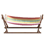 ハンモックのカラフルの画像