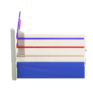 ニュートラルコーナーのブルーの画像