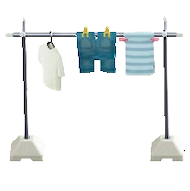 ものほしざおの無地の画像