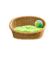 ペットのベッドの子花柄の画像