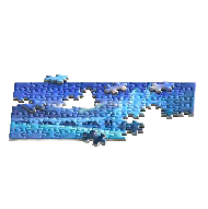 つくりかけのパズルのキャッスルの画像