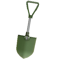 アウトドアなスコップのカーキの画像