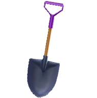 スコップのパープルの画像