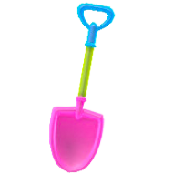 カラフルなスコップのピンクの画像