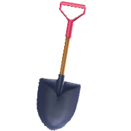 スコップのピンクの画像
