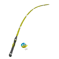 おサカナつりざおのイエローの画像