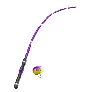 おサカナつりざおのパープルの画像