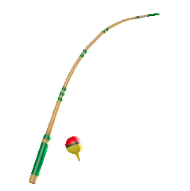 つりざおのグリーンの画像