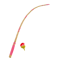 つりざおのピンクの画像