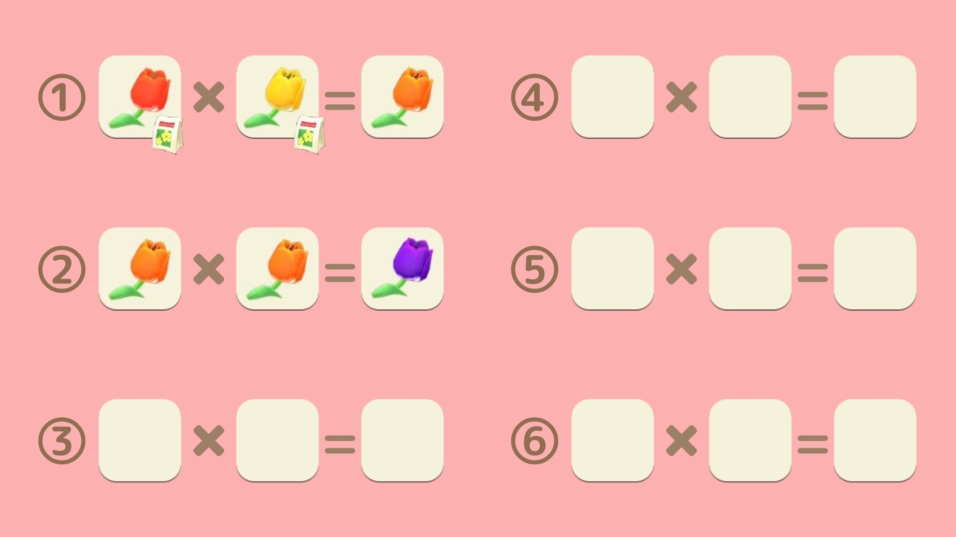 紫のチューリップ