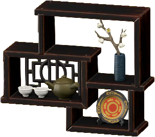 オリエンタルなかざりだなのブラックの画像