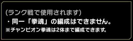 ランク戦編成制限