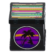 レコードボックスのサンセットの画像