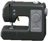 ミシンのブラックの画像