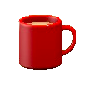 マグカップのレッドの画像