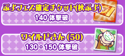 チャレンジボス撃破報酬