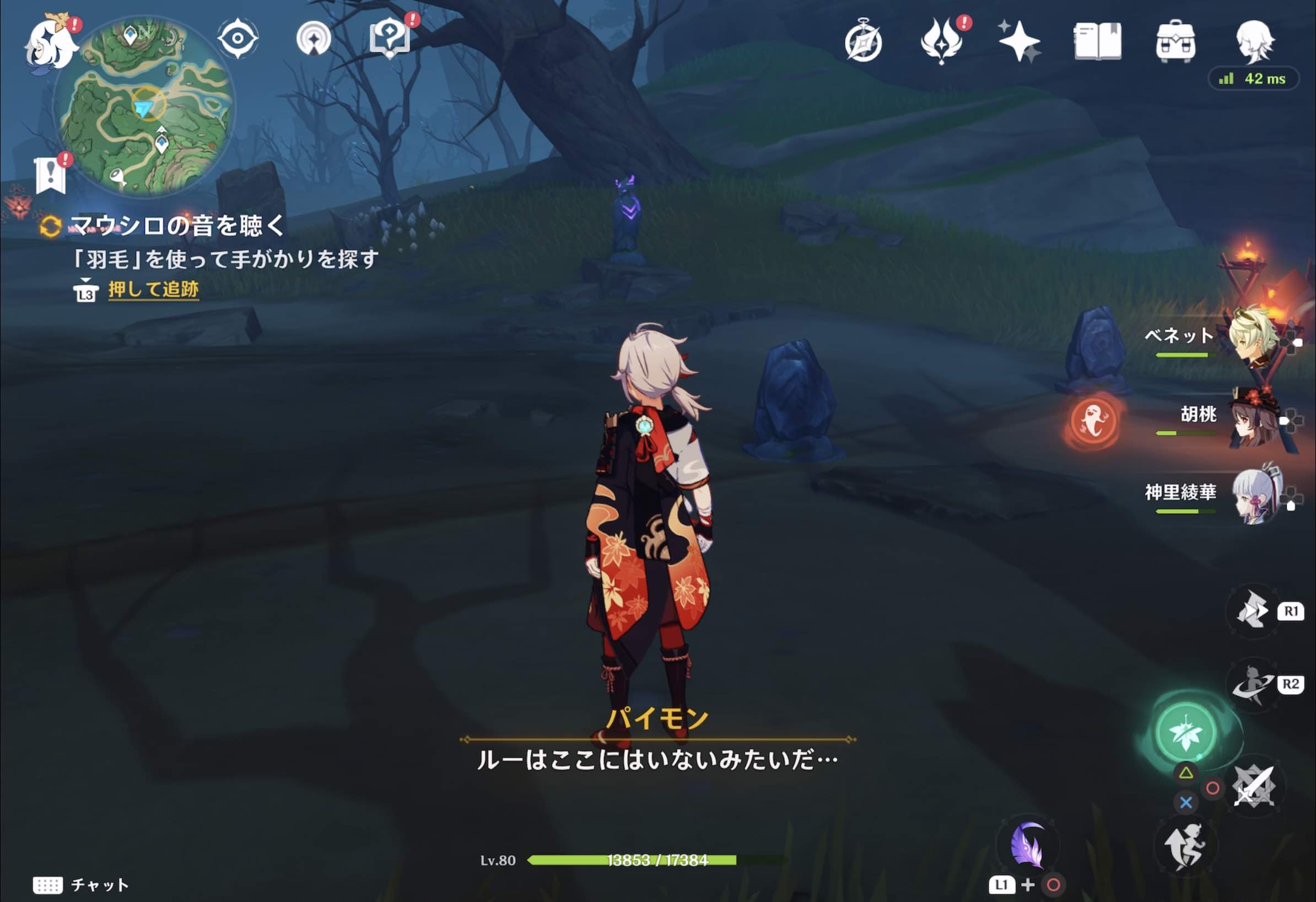 「羽毛」を使って手がかりを探す