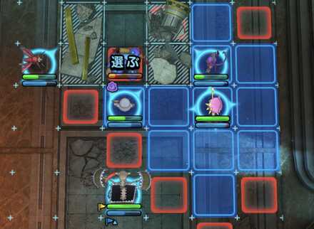 画像のような陣形を目指すことで安定クリア