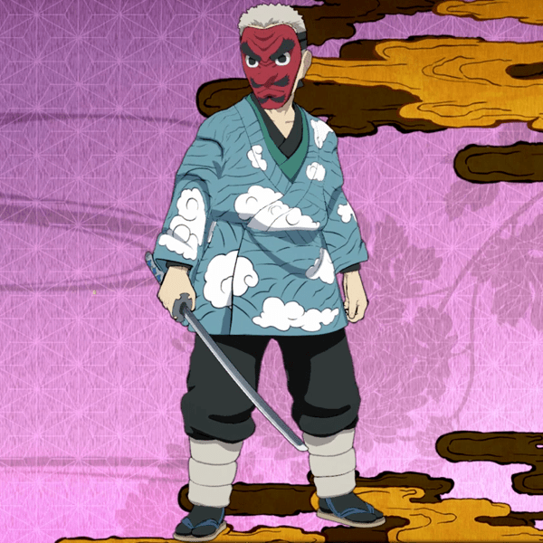 【鱗滝左近次】着物(日常)の衣装画像