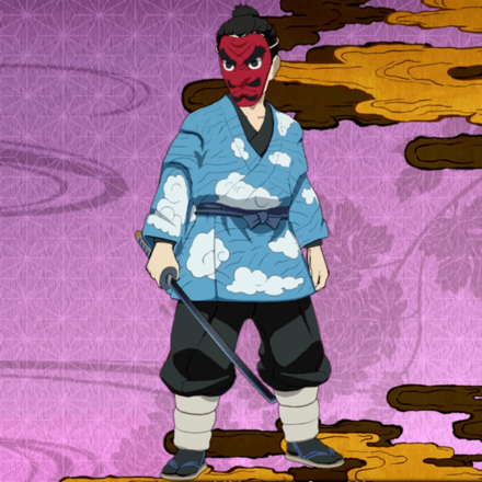 【鱗滝左近次】着物(過去)の衣装画像