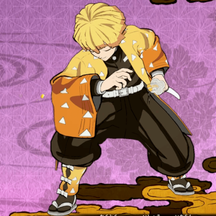 【我妻善逸】鬼殺隊隊服の衣装画像