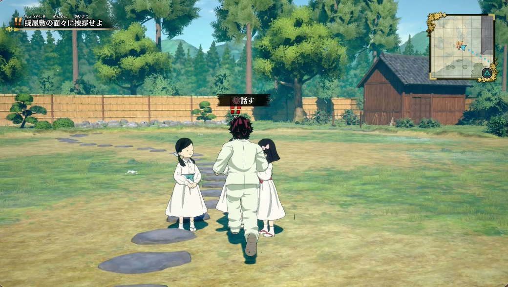 ‼マークの付いた人達に話しかけて進める