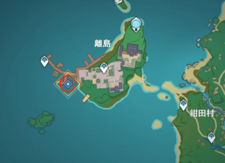 霧海と樹のまつりのマップ