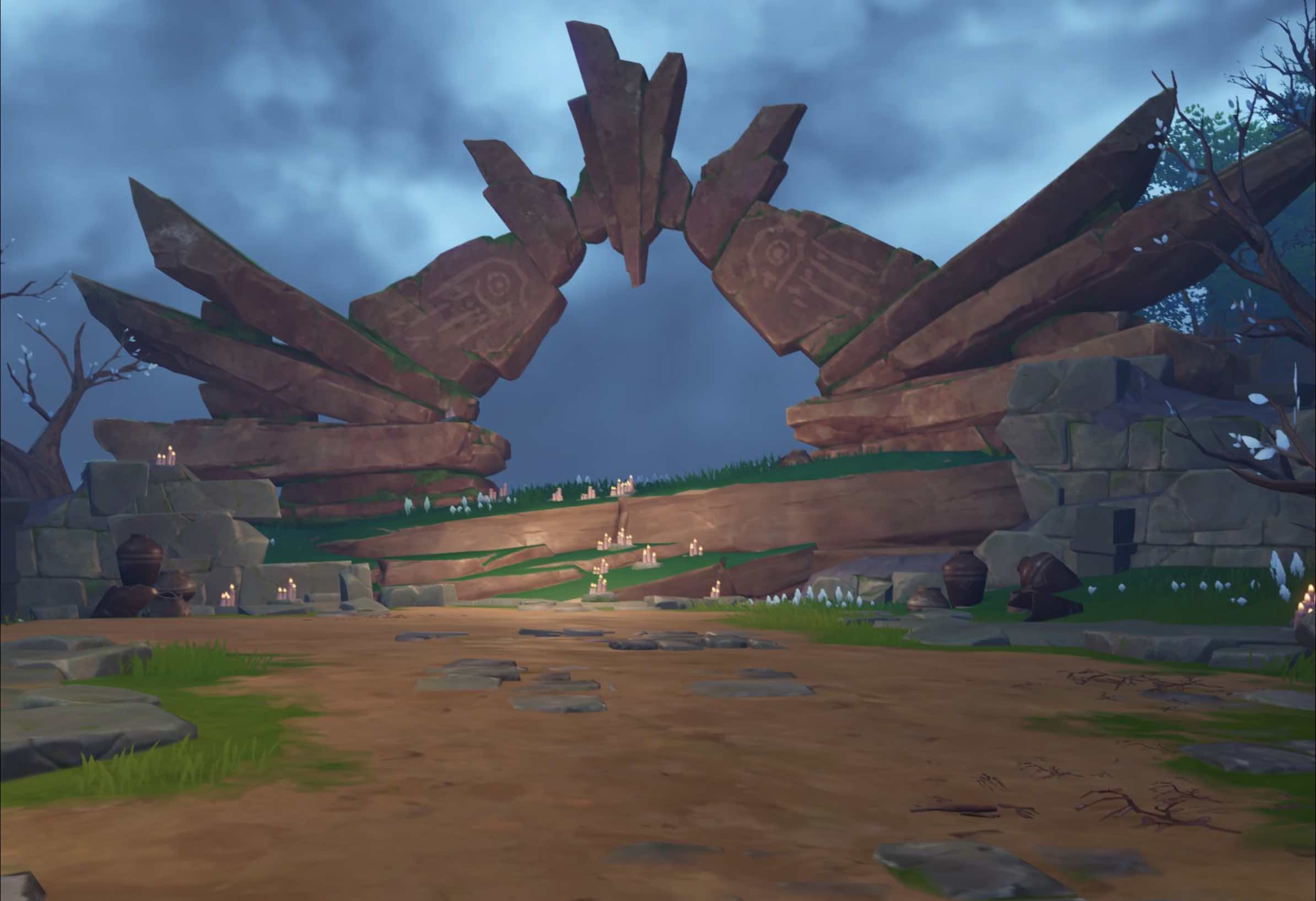 止まり木を全て破壊したら「祭場」に行く