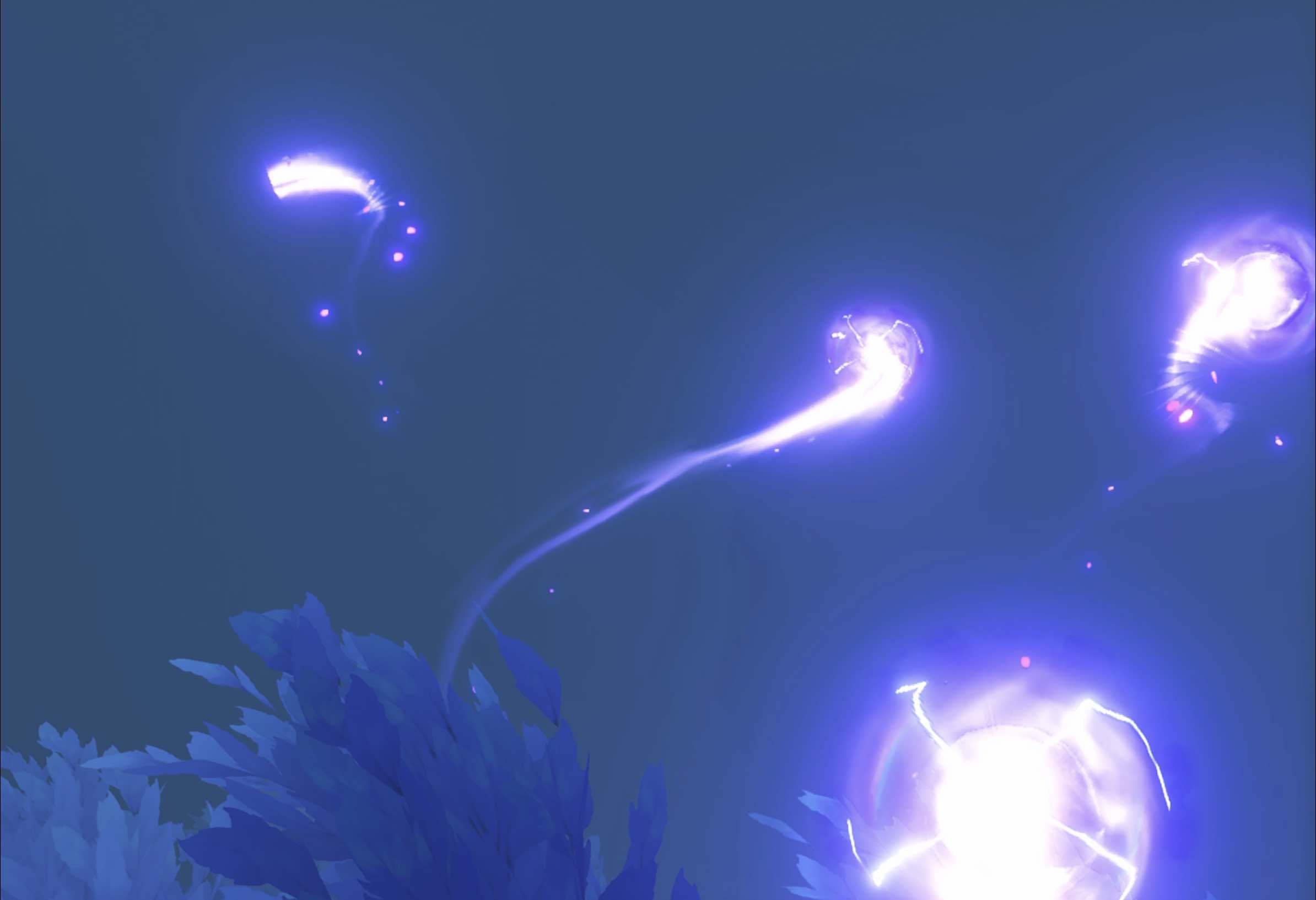 エネルギーが飛んでいく