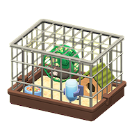 ハムスターのかごのブラウンの画像