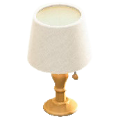 テーブルランプのホワイトの画像