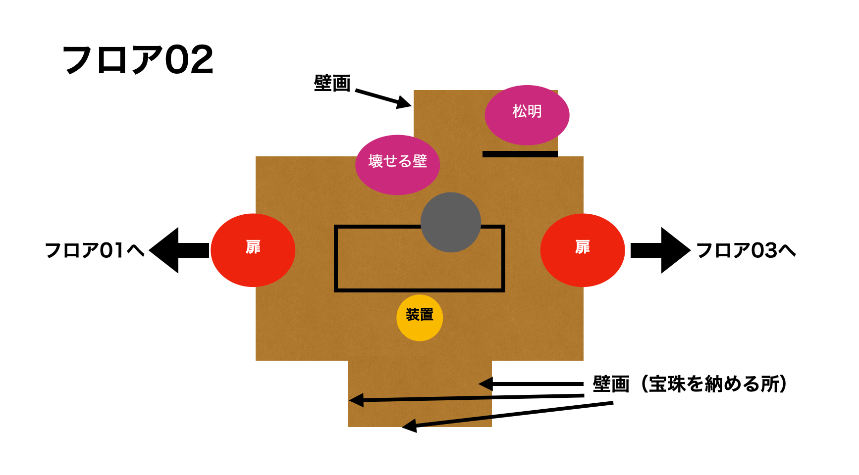 シリコロ山の地下遺跡内部03