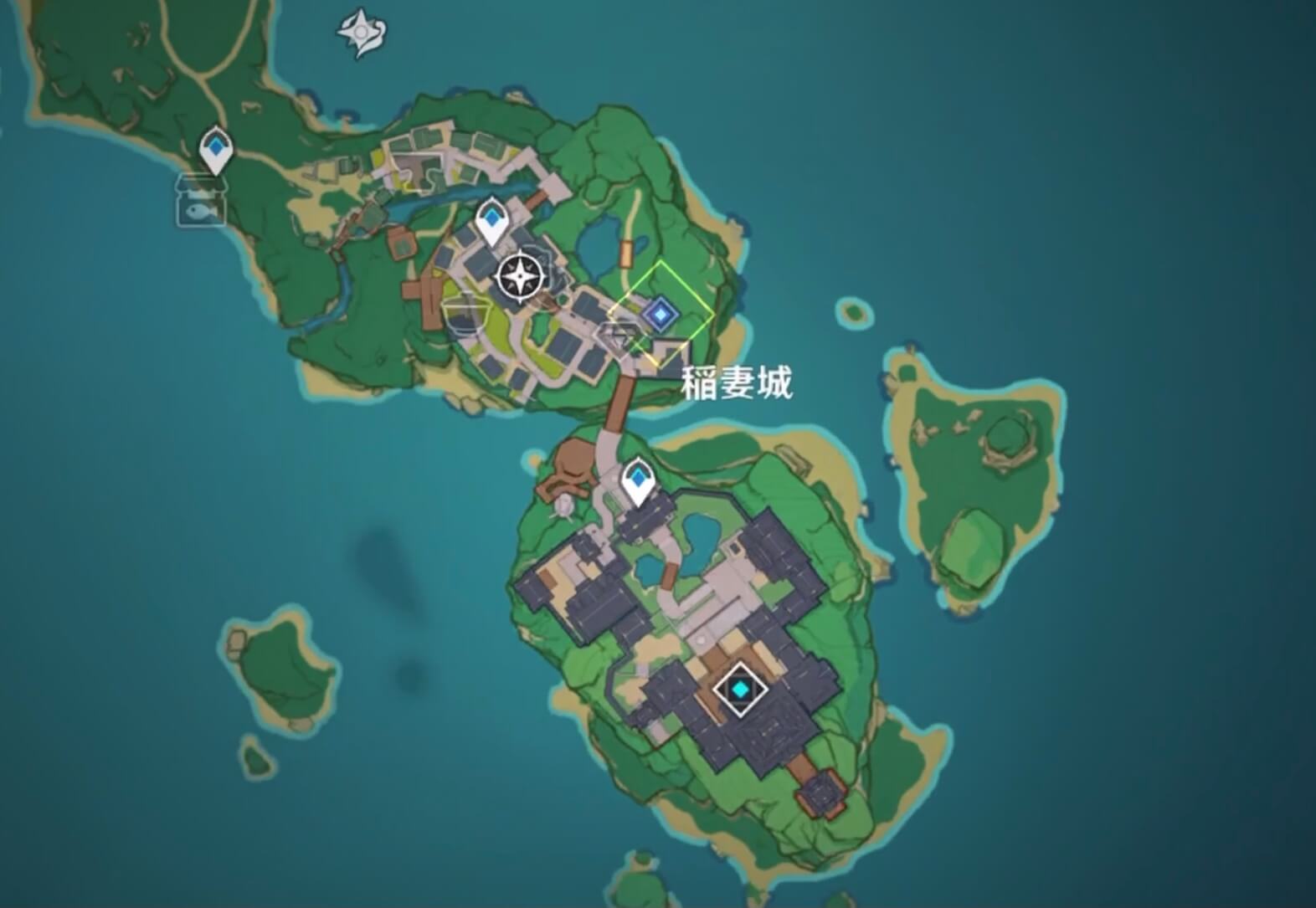 稲妻城にいる墨田に報告する