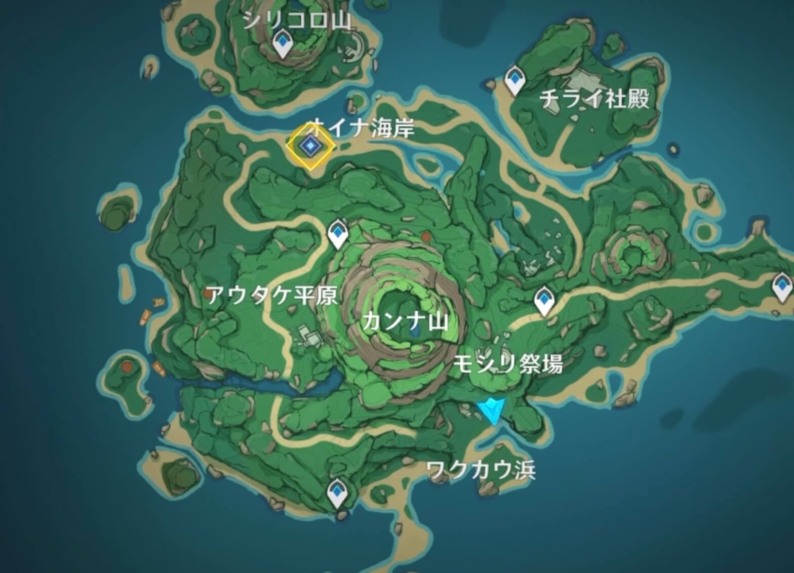 オイナ海岸に行く