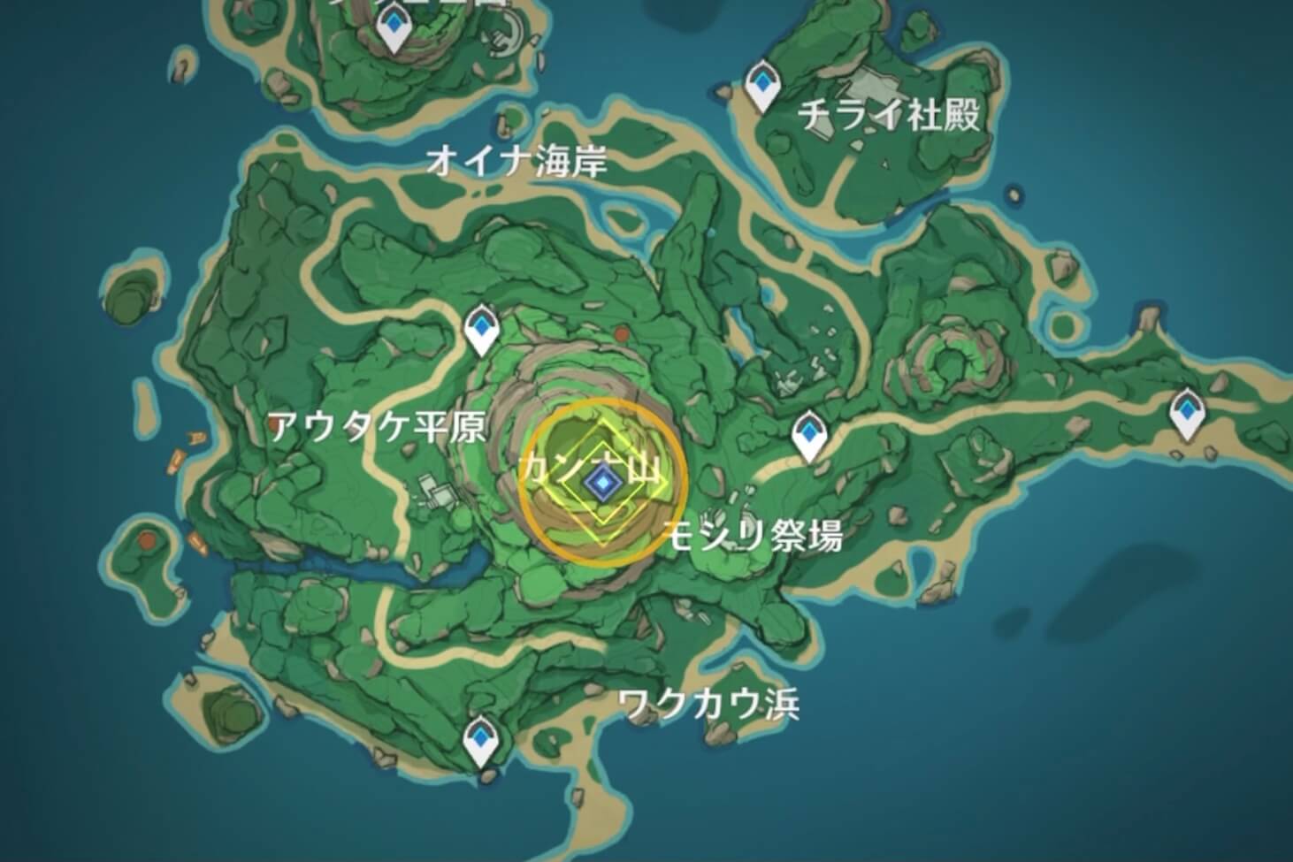 カンナ山に戻る