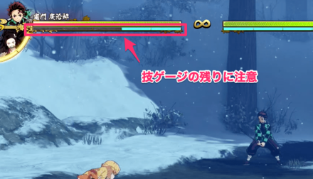 技ゲージの残りを常に意識しよう