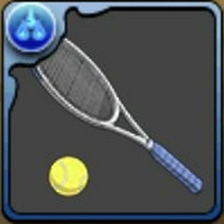 手塚のテニスラケットの画像