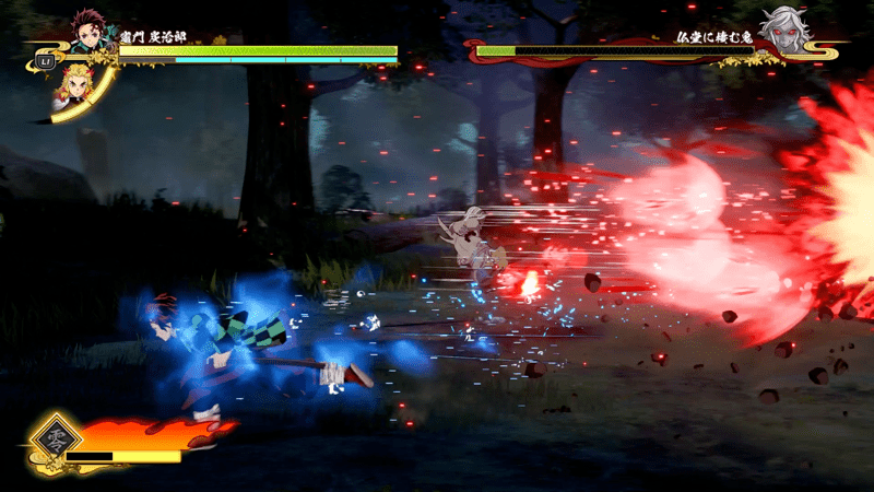 広範囲の蹴り技の後がチャンス