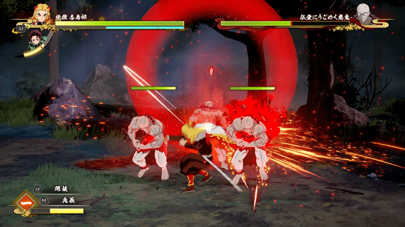 2ゲージの中盤から分身する