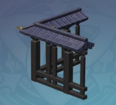 柵の角-「丸見え」の画像