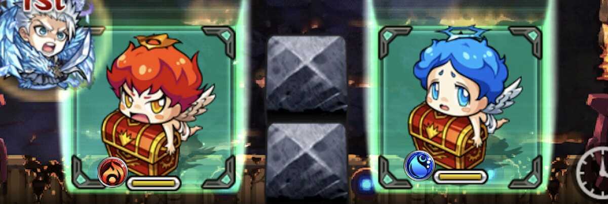 天使を倒すとハートが出現