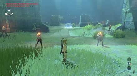 ブレスオブザワイルドの剣の試練中位8階の攻略画像1