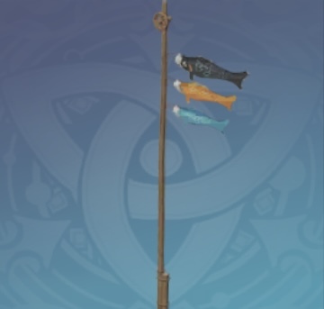 晴れ空の色鮮やかな鯉のぼりの画像