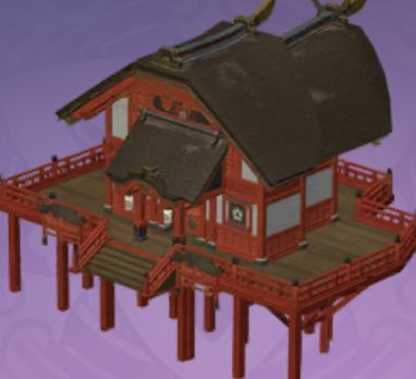 神社拝殿「幸願温音」の画像