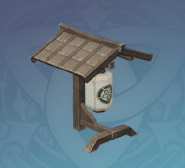 孔雀の「連造」街灯の画像