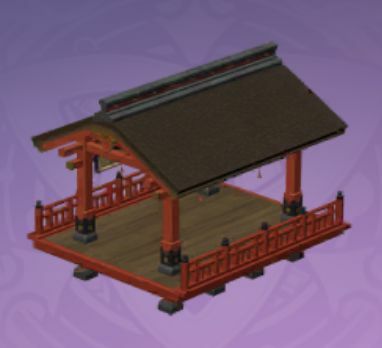 神社回廊「櫻舞う散歩道」の画像