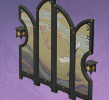 夢見の「入画」屏風の画像