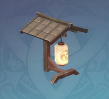 御殿灯篭「心に灯し雷照」の画像