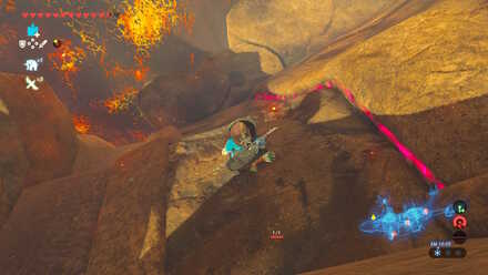 ブレワイのヴァルーダニア内にある銀ルピーの宝箱への道のり