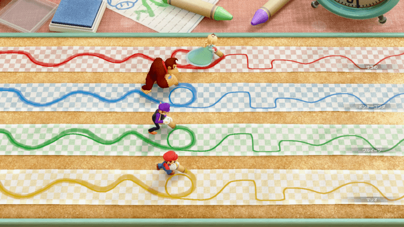 タイムは気にせず線をなぞる